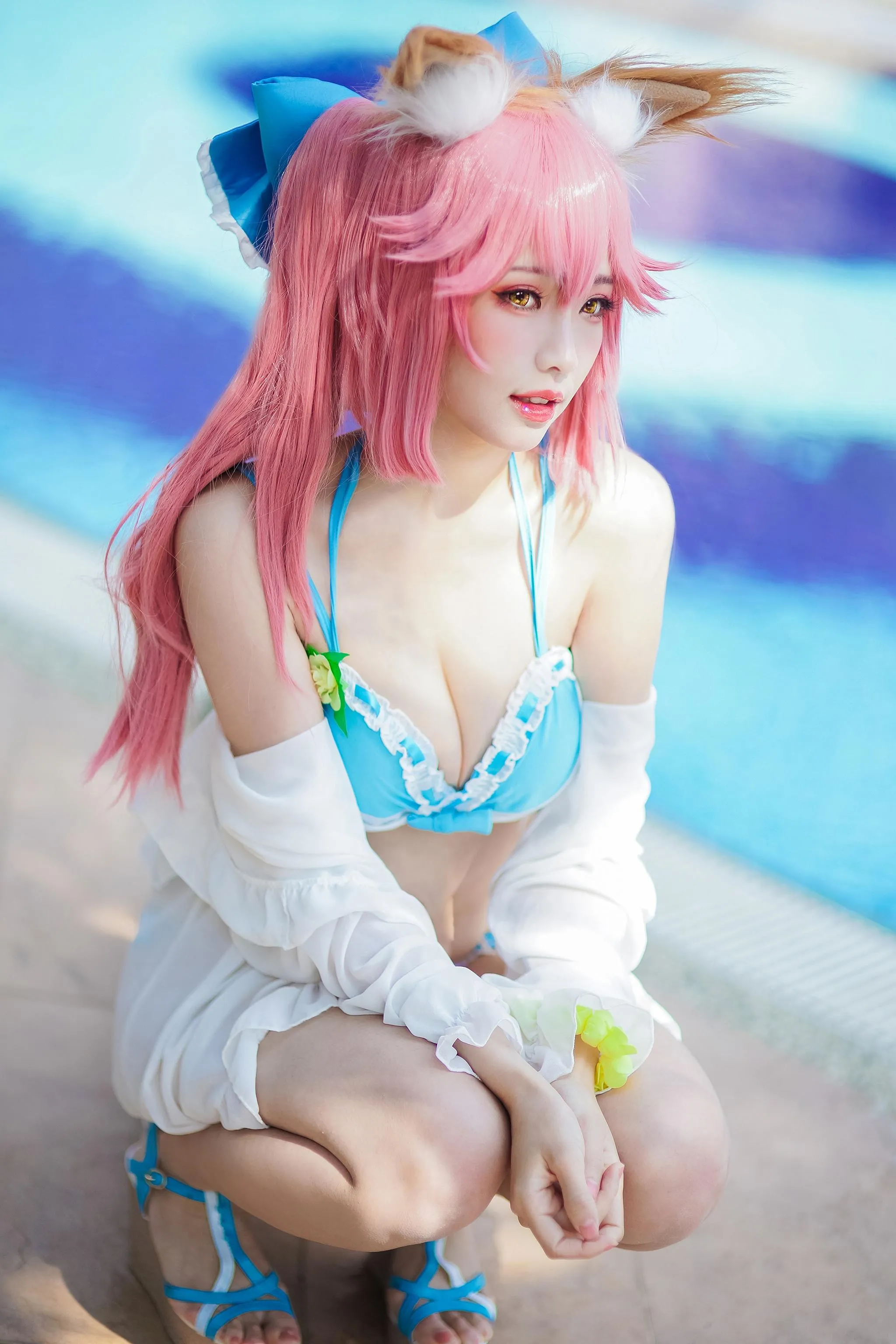 ElyEE子 – NO.46 玉藻前-泳池 [39P]插图7